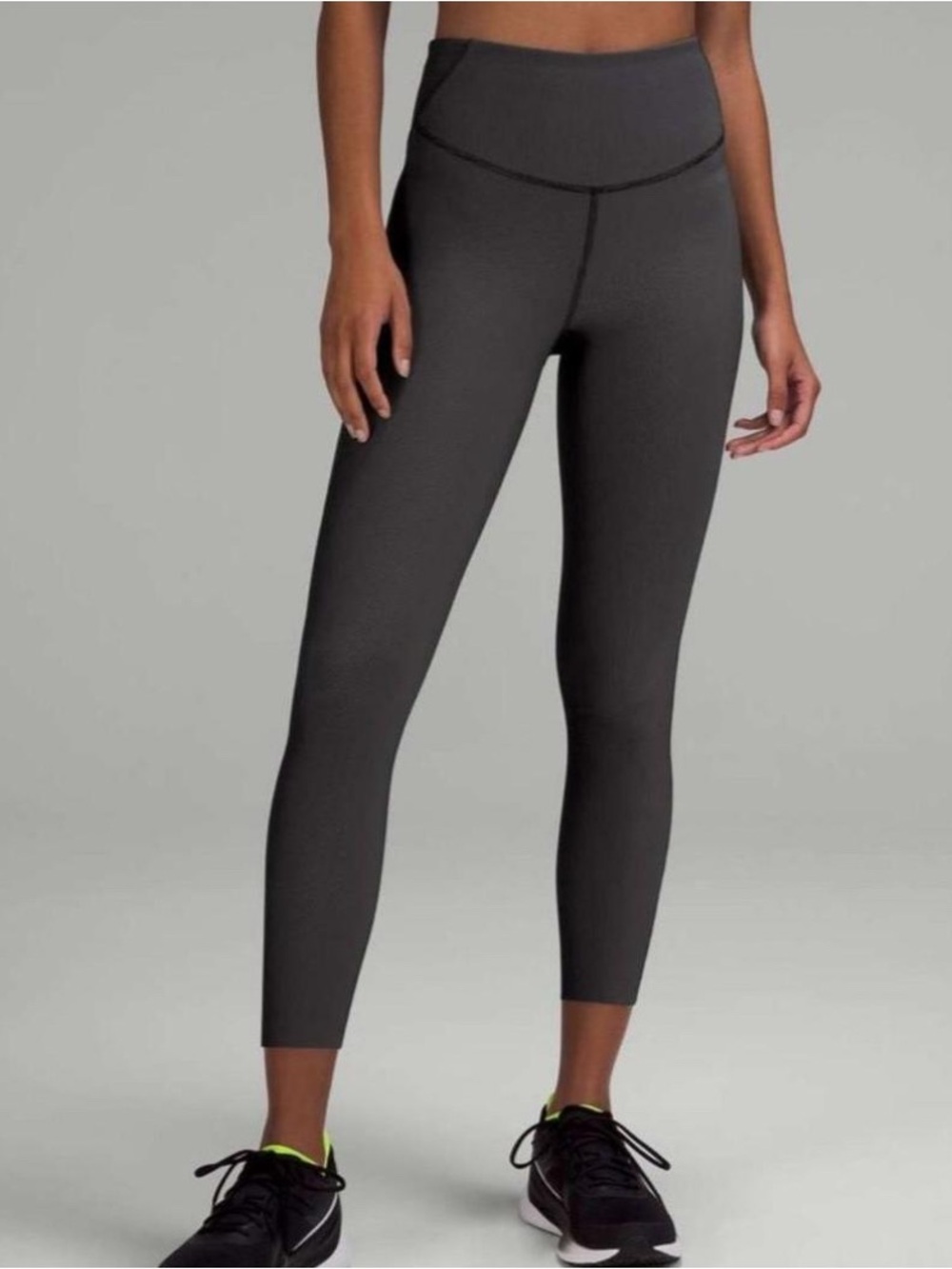 Lululemon High-Waist Charcoal Performance Leggings - Women’s size 4